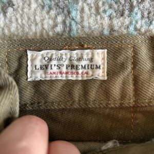 Levi's Olive Green Trousers